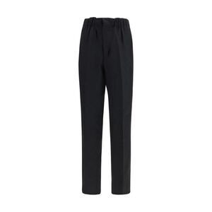 Laneus Black Viscose Casual Men's Pants